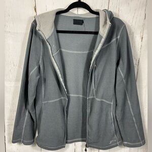Saltrock Gray Fleece Hoodie Jacket Women’s Size M Zip up with Pockets